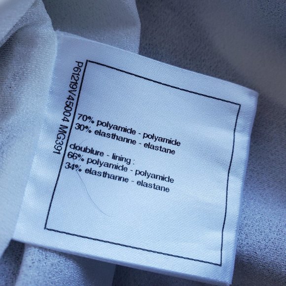 Chanel 19S Black White CC Logo Split One Piece - Picture 6 of 9